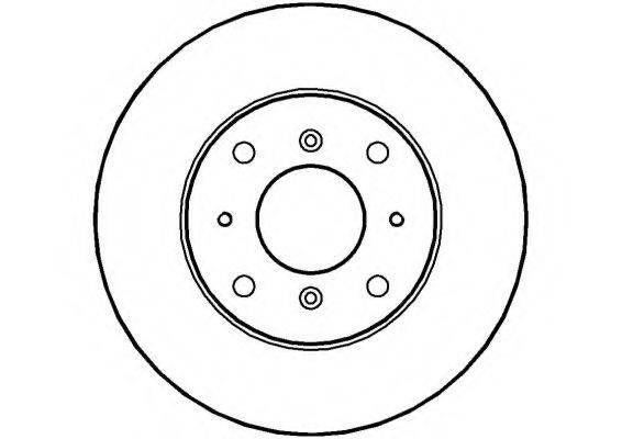 NATIONAL NBD061 гальмівний диск