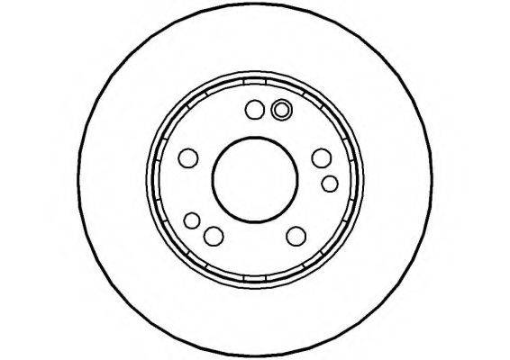 NATIONAL NBD076 гальмівний диск