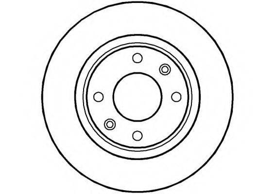 NATIONAL NBD1118 гальмівний диск