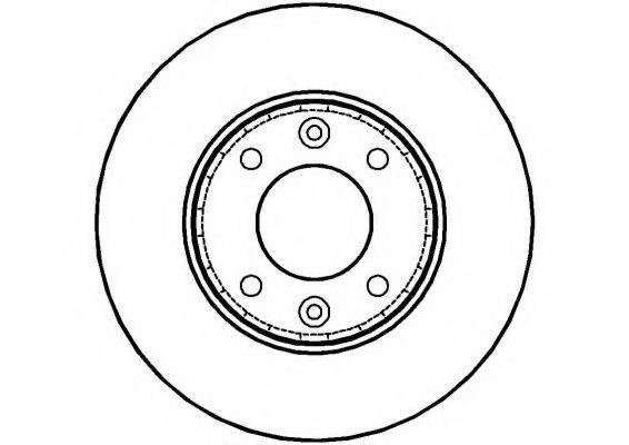 NATIONAL NBD1226 гальмівний диск
