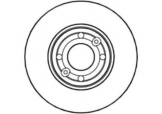 NATIONAL NBD1284 гальмівний диск