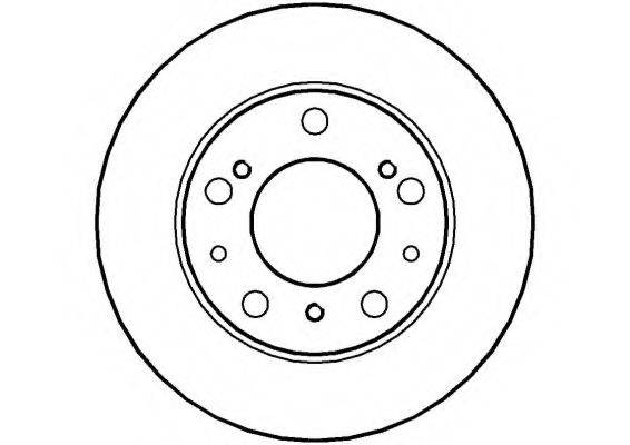 NATIONAL NBD132 гальмівний диск