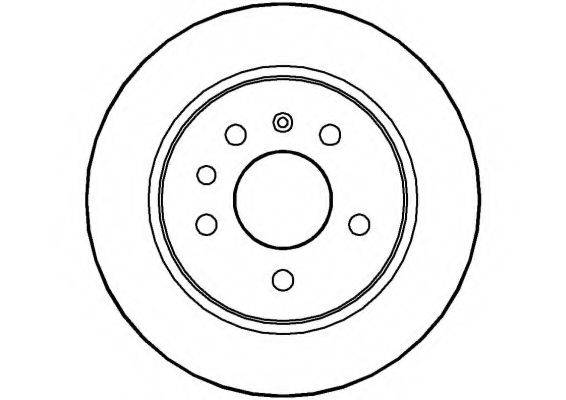 NATIONAL NBD134 гальмівний диск
