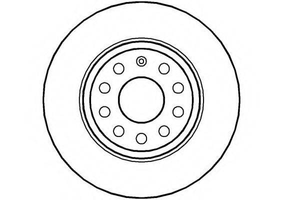 NATIONAL NBD1354 гальмівний диск