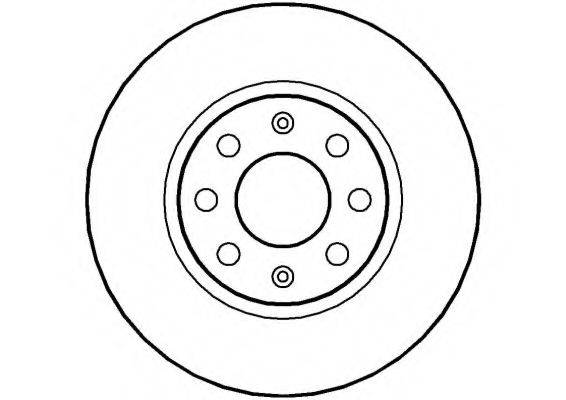 NATIONAL NBD1371 гальмівний диск