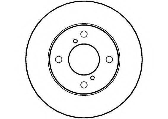 NATIONAL NBD1374 гальмівний диск