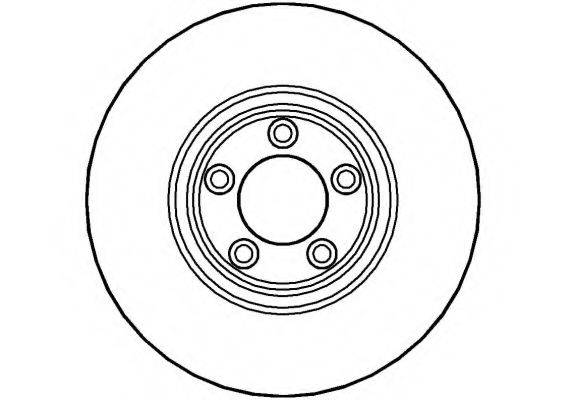 NATIONAL NBD1415 гальмівний диск
