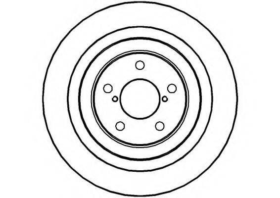 NATIONAL NBD1417 гальмівний диск