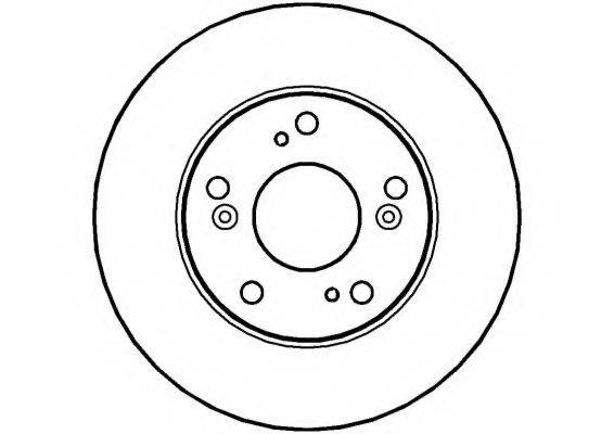NATIONAL NBD1426 гальмівний диск