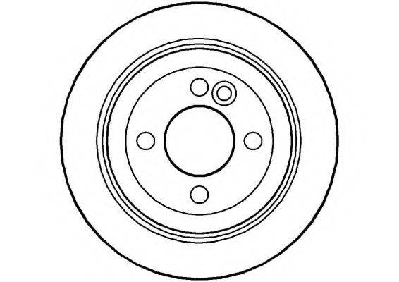 NATIONAL NBD1428 гальмівний диск