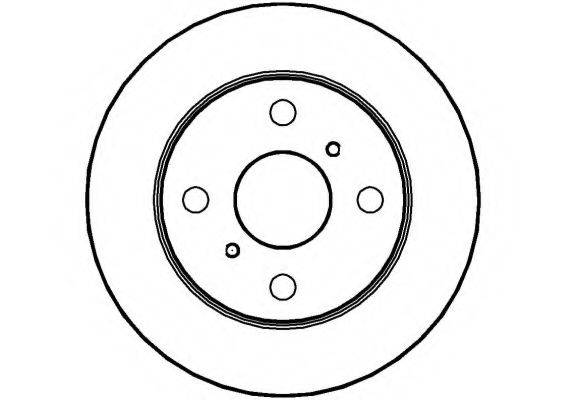 NATIONAL NBD274 гальмівний диск