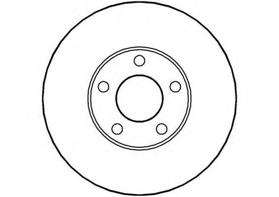 NATIONAL NBD388 гальмівний диск