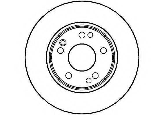 NATIONAL NBD401 гальмівний диск