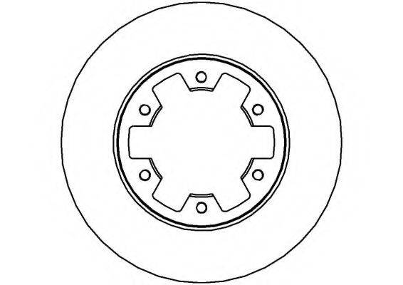 NATIONAL NBD465 гальмівний диск