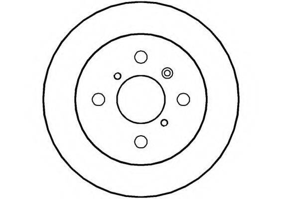 NATIONAL NBD617 гальмівний диск