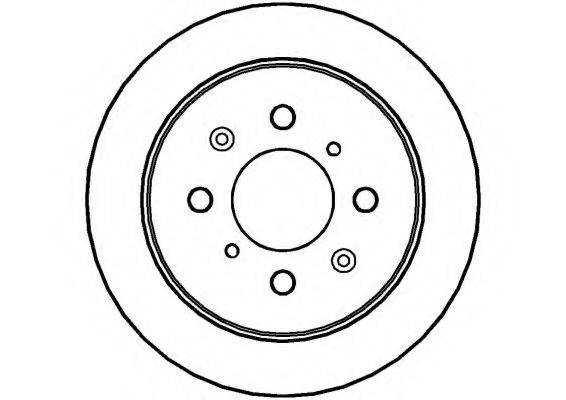 NATIONAL NBD704 гальмівний диск