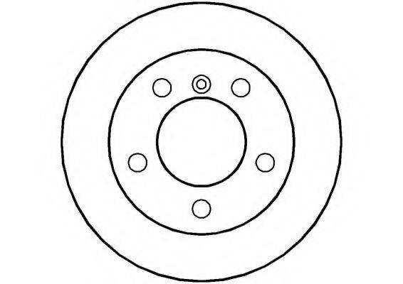 NATIONAL NBD791 гальмівний диск