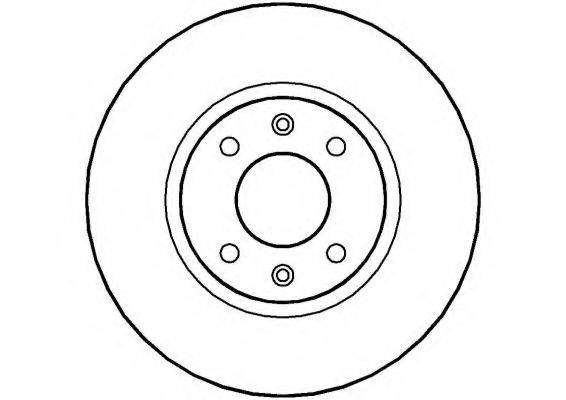NATIONAL NBD799 гальмівний диск