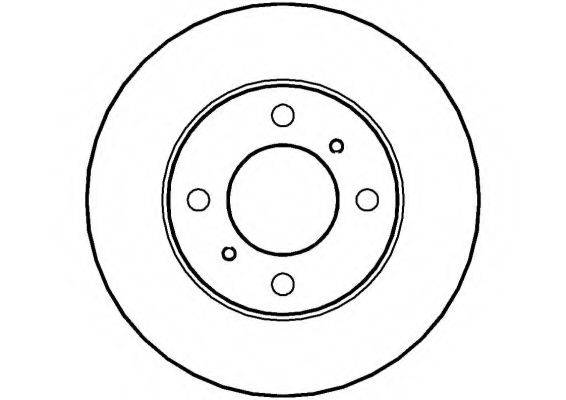 NATIONAL NBD837 гальмівний диск