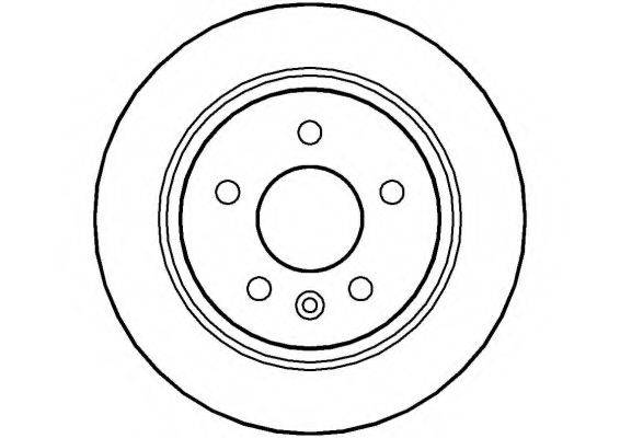 NATIONAL NBD866 гальмівний диск