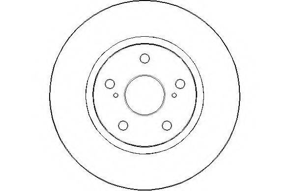 NATIONAL NBD1576 гальмівний диск