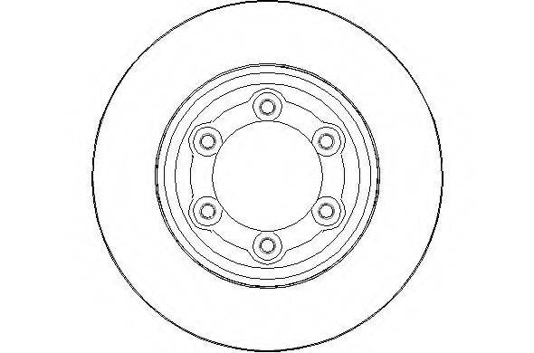 NATIONAL NBD1584 гальмівний диск