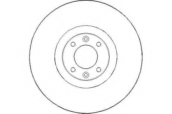 NATIONAL NBD1587 гальмівний диск