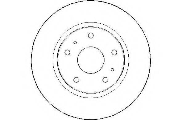 NATIONAL NBD1758 гальмівний диск