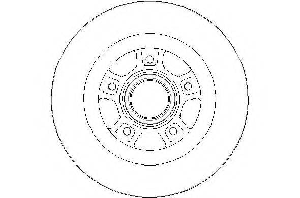 NATIONAL NBD1778 гальмівний диск