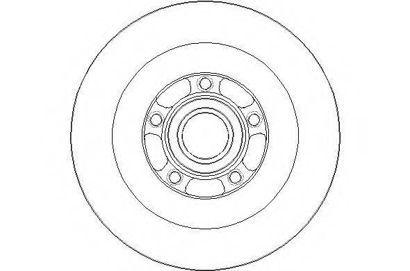 NATIONAL NBD1779 гальмівний диск