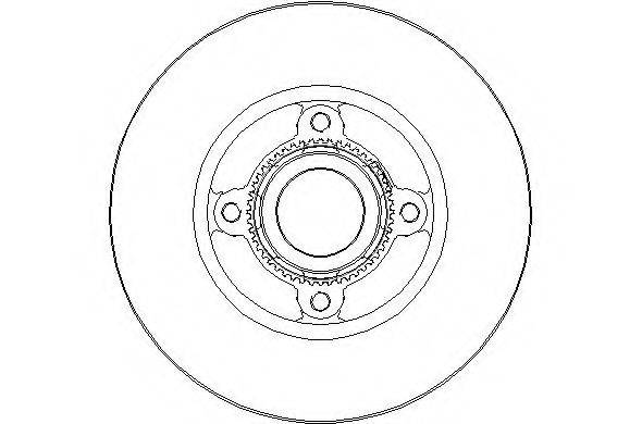 NATIONAL NBD1798 гальмівний диск