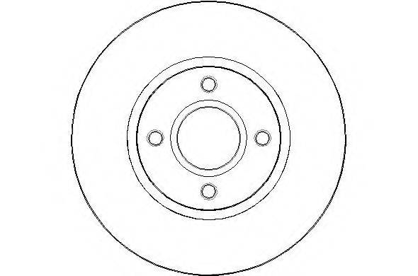 NATIONAL NBD1821 гальмівний диск