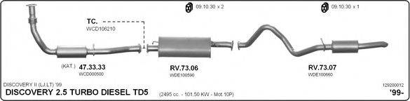 IMASAF 129200012 Система випуску ОГ