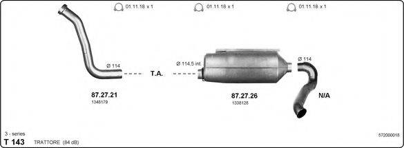 IMASAF 572000018 Система випуску ОГ