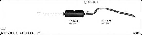 IMASAF 509000013 Система випуску ОГ