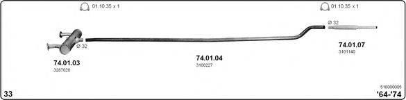 IMASAF 516000005 Система випуску ОГ