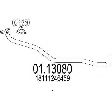 MTS 0113080 Труба вихлопного газу