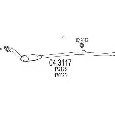 MTS 043117 Каталізатор