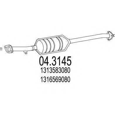 MTS 043145 Каталізатор