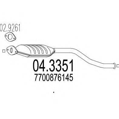 MTS 043351 Каталізатор