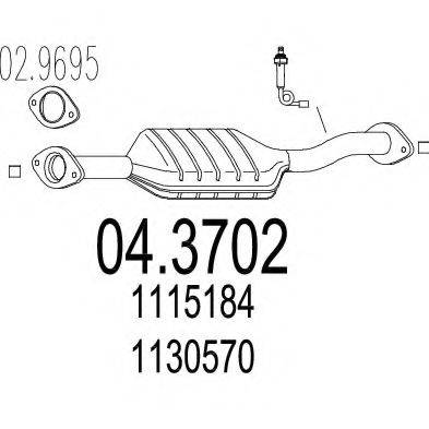 MTS 043702 Каталізатор