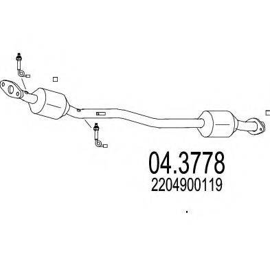 MTS 043778 Каталізатор
