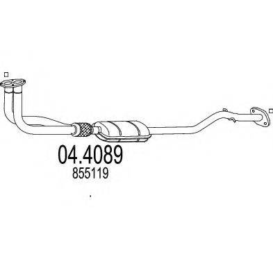 MTS 044089 Каталізатор