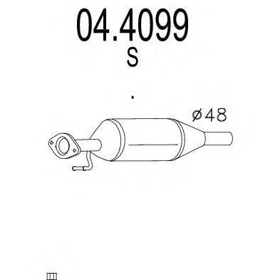 MTS 044099 Каталізатор