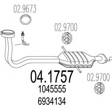 MTS 041757 Каталізатор