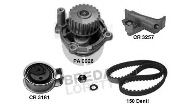 BREDA LORETT KPA0683A Водяний насос + комплект зубчастого ременя