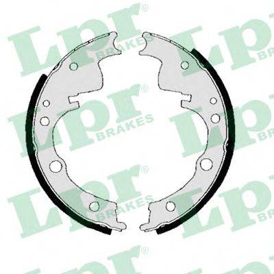 LPR 00240B Комплект гальмівних колодок
