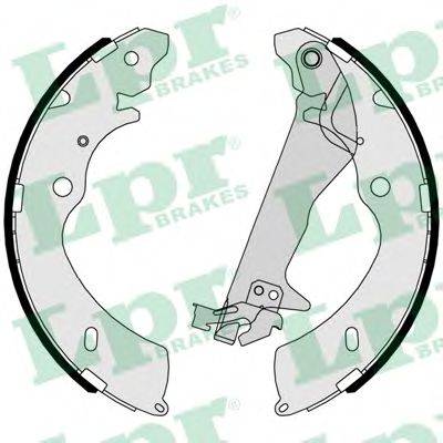 LPR 01048 Комплект гальмівних колодок