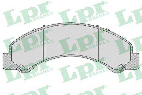 LPR 05P1063 Комплект гальмівних колодок, дискове гальмо