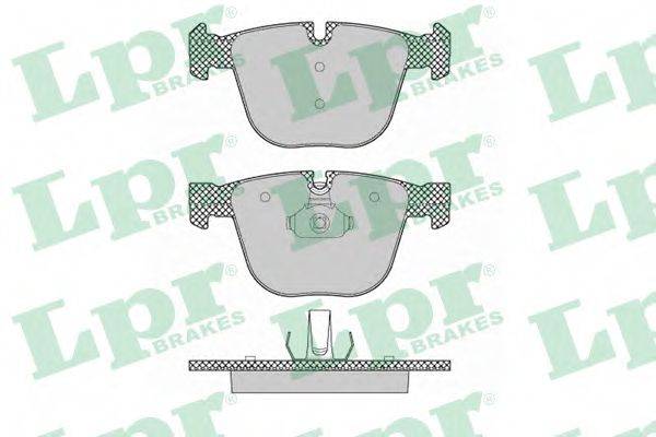 LPR 05P1367 Комплект гальмівних колодок, дискове гальмо